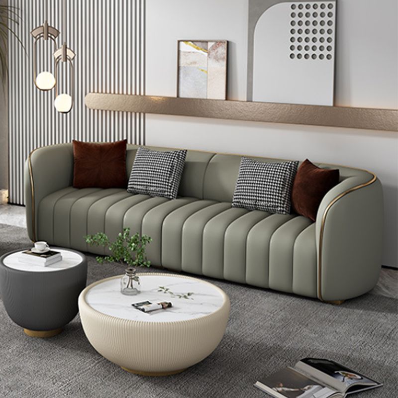 Sofá de cuero de estilo moderno