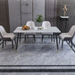 Modern Matte Finish Stone Dining Table Rectangle Dining Table Clearhalo ' dining_table' 'Dining Tables & Seating' 'Dining Tables' 'furn' 'furn_dining_table' 'Furniture' 'furniture_dining_table' 'Kitchen & Dining Furniture' 'kitchen&dining_furn' 'kitchen' 'kitchen_dining_table' 1200x1200_b912e987-4ef0-471d-ac3a-2e639d6e718c