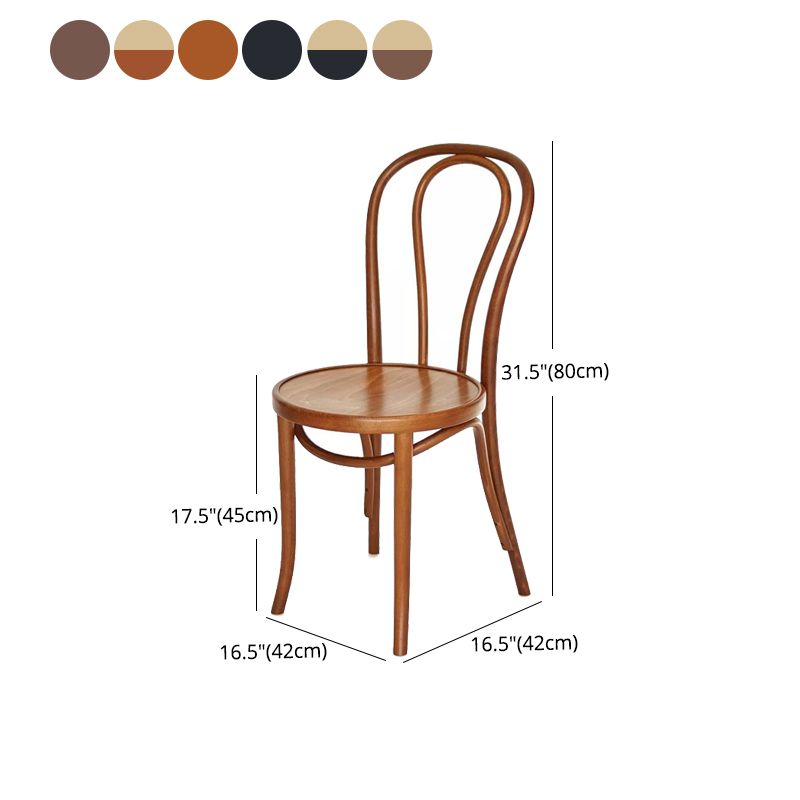 Traditional Ash Open Side Chair Matte Finish Wood Dining Chair Clearhalo 'Dining Chairs' 'Dining Tables & Seating' 'dining_chair' 'furn' 'furn_dining_chair' 'Furniture' 'furniture_dining_chair' 'Kitchen & Dining Furniture' 1200x1200_b913a7d3-1098-41d3-a5f7-36dac241da01