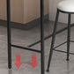 Modern Bar Table Set 1/2/3/5 Pieces Metal Bar Table with High Stools Clearhalo 'Bar Furniture' 'furn' 'furn_home_bar_bar_sets' 'Furniture' 'Home Bars & Bar Sets' 'home_bar_bar_sets' 'Kitchen & Dining Furniture' 1200x1200_b9140837-28f2-422e-a2df-e1200ebe6169