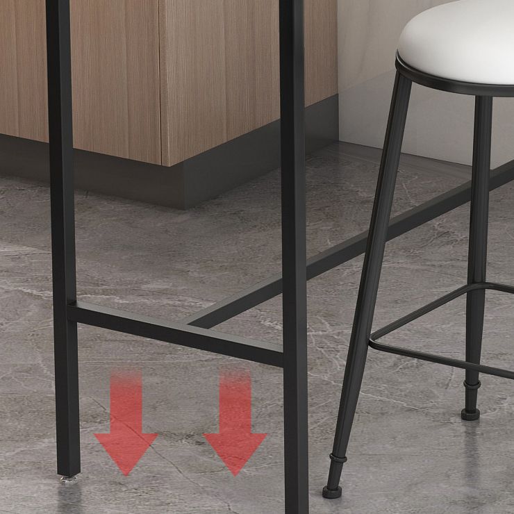 Modern Bar Table Set 1/2/3/5 Pieces Metal Bar Table with High Stools Clearhalo 'Bar Furniture' 'furn' 'furn_home_bar_bar_sets' 'Furniture' 'Home Bars & Bar Sets' 'home_bar_bar_sets' 'Kitchen & Dining Furniture' 1200x1200_b9140837-28f2-422e-a2df-e1200ebe6169