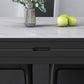 Modern Extendable White Dining Table Sintered Stone Round Shape Dining Table for Kitchen Clearhalo ' dining_table' 'Dining Tables & Seating' 'Dining Tables' 'furn' 'furn_dining_table' 'Furniture' 'furniture_dining_table' 'Kitchen & Dining Furniture' 'kitchen&dining_furn' 'kitchen' 'kitchen_dining_table' 1200x1200_b9143756-1bd1-4fa5-96a5-518e50775709