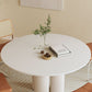 Round Dining Table Modern Furniture with Solid Wood Base for Home Clearhalo 'Dining Tables & Seating' 'Dining Tables' 'dining_table' 'furn' 'furn_dining_table' 'Furniture' 'Kitchen & Dining Furniture' 1200x1200_b9156108-a12e-4c8e-a896-04c9d1475bb3