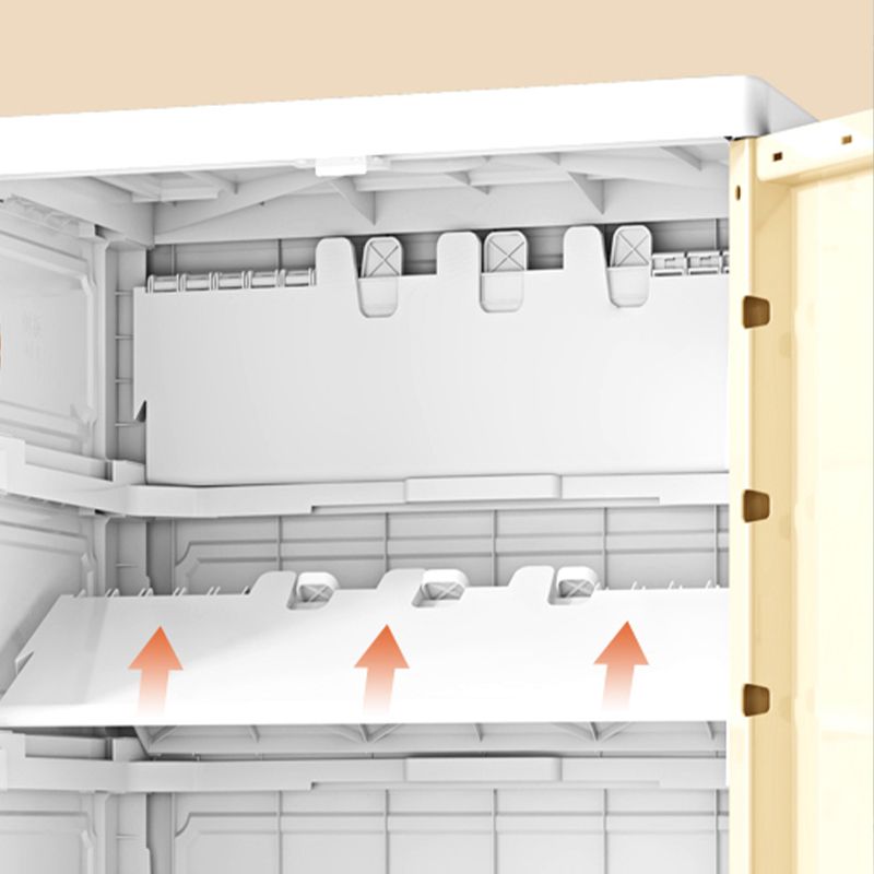 Armario de armario contemporáneo Armario de plástico con piernas