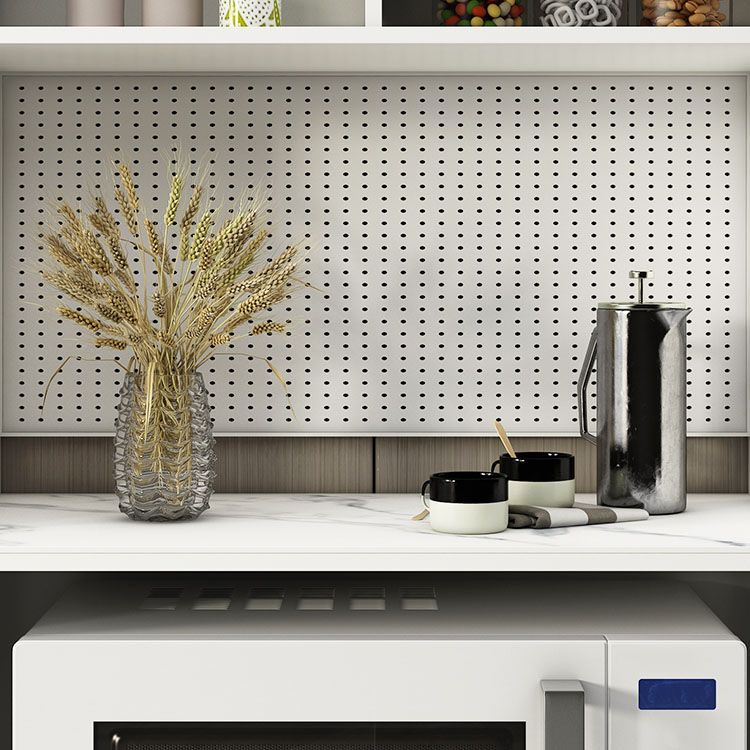 Ultra Modern Dining Hutch Faux Wood Storage Cabinet for Dining Room Clearhalo 'Display & China Cabinets' 'display_china_cabinets' 'furn' 'furn_display_china_cabinets' 'Furniture' 'Kitchen & Dining Furniture' 1200x1200_b9166fb9-70bd-4112-9ef5-6319b1acd182