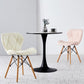 Home Contemporary Side Chair Wingback Upholstered Wood Dining Room Chair Clearhalo ' kitchen&dining_furn' 'Dining Chairs' 'Dining Tables & Seating' 'dining_chair' 'Furniture' 'furniture_dining_chair' 'Kitchen & Dining Furniture' 'kitchen' 1200x1200_b9186c37-ed81-422e-bfac-7e6e653ce467