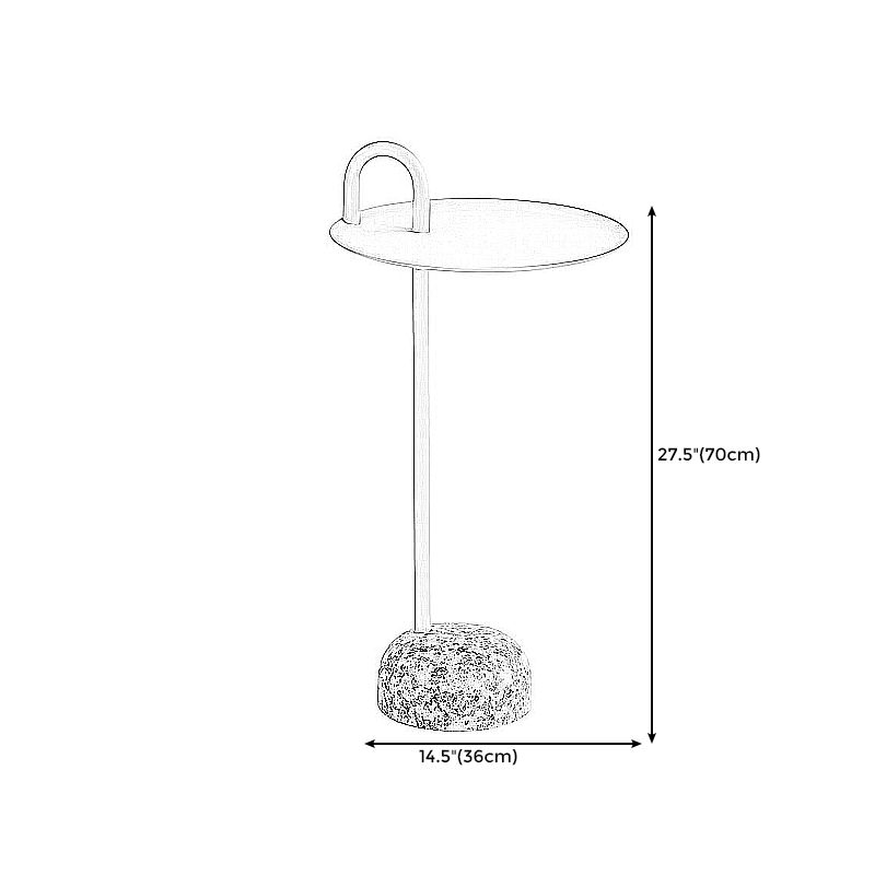 27.6" Tall Modern Nordic Fashion End Table Small Cafe Side Table