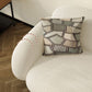 Contemporary 29.52" H White Wool Square Arm Sofa for Living Room