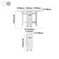 Rectangle Stone Dining Site Table Simplicity Style Drop Leaf Table for Home Clearhalo ' dining_table' 'Dining Tables & Seating' 'Dining Tables' 'furn' 'furn_dining_table' 'Furniture' 'furniture_dining_table' 'Kitchen & Dining Furniture' 'kitchen&dining_furn' 'kitchen' 'kitchen_dining_table' 1200x1200_b91f077f-c23a-4806-a08e-cfd0393324f6