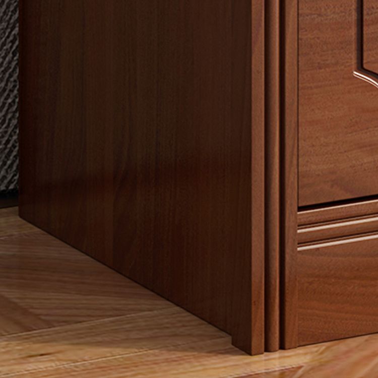 Cofre de acento contemporáneo con 6 cajones cerrados suaves en madera de goma