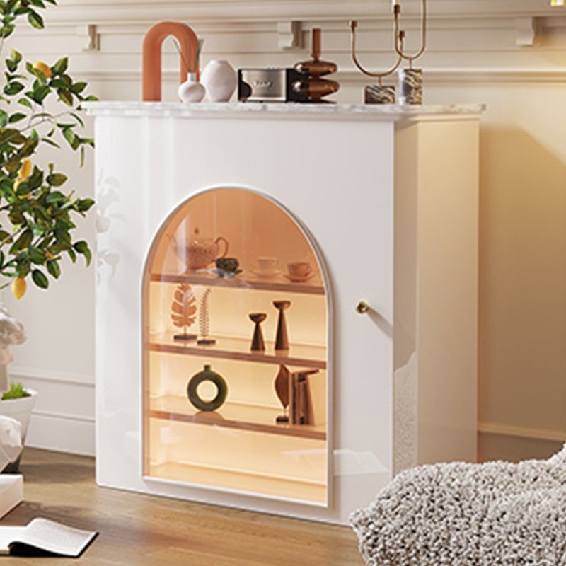 Tavolino da sala da pranzo a buffet in stile glam con mobile per cucina