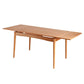 Retractable Solid Wood Table Modern Dining Table with 4 Legs for Restaurant Clearhalo ' dining_table' 'Dining Tables & Seating' 'Dining Tables' 'furn' 'furn_dining_table' 'Furniture' 'furniture_dining_table' 'Kitchen & Dining Furniture' 'kitchen&dining_furn' 'kitchen' 'kitchen_dining_table' 1200x1200_b921fc09-481e-4114-a2f3-0c3cbcf11e31