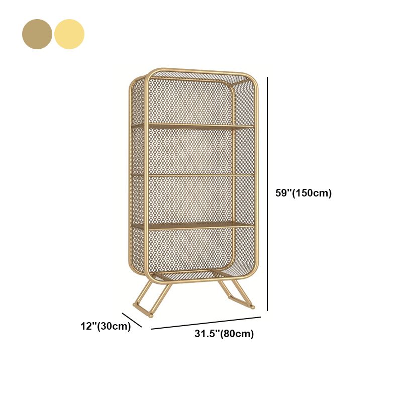 Closed Back Bookcase Glam Style Bookshelf for Home Office and Study Room Clearhalo 'Bookcases' 'furn' 'furn_bookcases' 'Furniture' 'furniture_bookcases' 'kitchen' 'kitchen_bookcases' 'Living Room Furniture' 'Office Furniture' 1200x1200_b923851f-7145-4f31-8daf-a3641ababf07