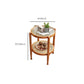 Tropical Round Cocktail Table Storage Solid Wood Coffee Table Clearhalo 'Coffee & Accent Tables' 'Coffee Tables' 'coffee_tables' 'furn' 'furn_coffee_tables' 'Furniture' 'Living Room Furniture' 1200x1200_b9239d59-458e-4570-8621-647fc9389af6