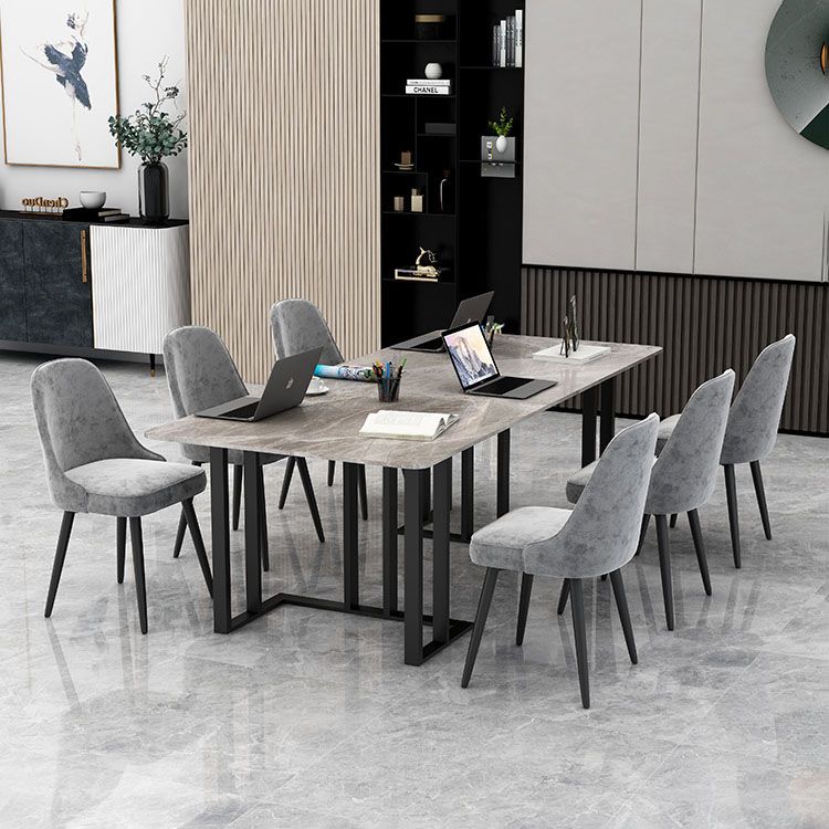 Industrial Home Office Writing Desk Rectangular Sled Base Office Desk Clearhalo 'furn' 'furn_office_desk' 'Furniture' 'Office Desks' 'Office Furniture' 'office_desk' 1200x1200_b924571d-dc25-46e9-a2aa-ff8d1fe23a44