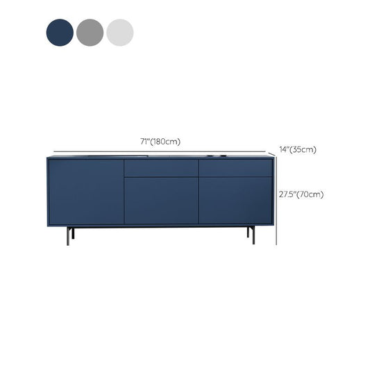 Modern Wooden Storage Sideboard Rectangle Sideboard Cabinet with Drawers and Doors Clearhalo 'buffet_sideboard' 'Buffets & Sideboards' 'furn' 'furn_buffet_sideboard' 'Furniture' 'Kitchen & Dining Furniture' 1200x1200_b9248c21-e0cd-4f9f-b818-fb0d8ba700bf