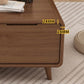 4 Legs Contemporary No Distressing Coffee Table with Storage Shelf Clearhalo 'Coffee & Accent Tables' 'Coffee Tables' 'coffee_tables' 'furn' 'furn_coffee_tables' 'Furniture' 'Living Room Furniture' 1200x1200_b9274fdc-409a-4014-b3a3-7f57a53b2937