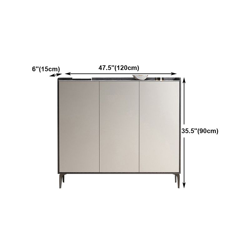 Server moderno moderno del salotto del soggiorno in legno con archiviazione