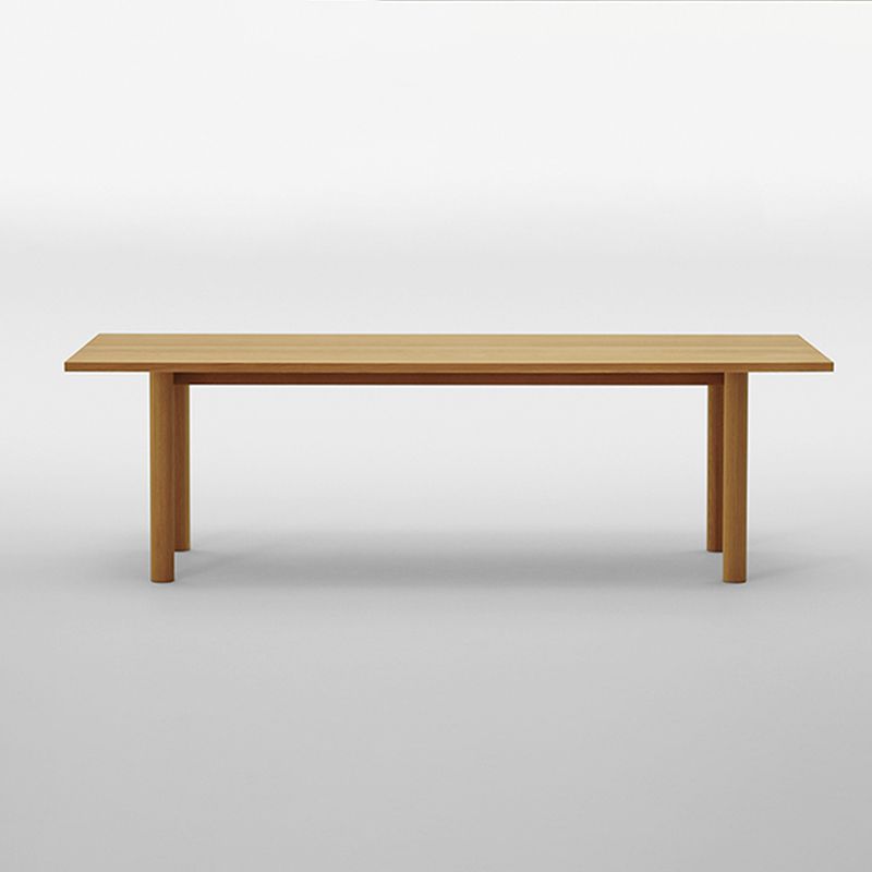 Medieval Modern Solid Wood Table Rectangular Wood Table with 4 Legs Clearhalo 'Dining Tables & Seating' 'Dining Tables' 'dining_table' 'furn' 'furn_dining_table' 'Furniture' 'Kitchen & Dining Furniture' 1200x1200_b927d55c-38b6-4e46-8e0a-7468bf100ec7