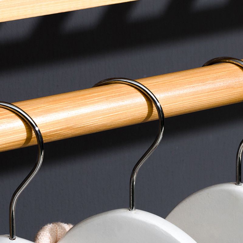 Rastrello in stile contemporaneo in bambù solido planimetro di design per soggiorno per soggiorno