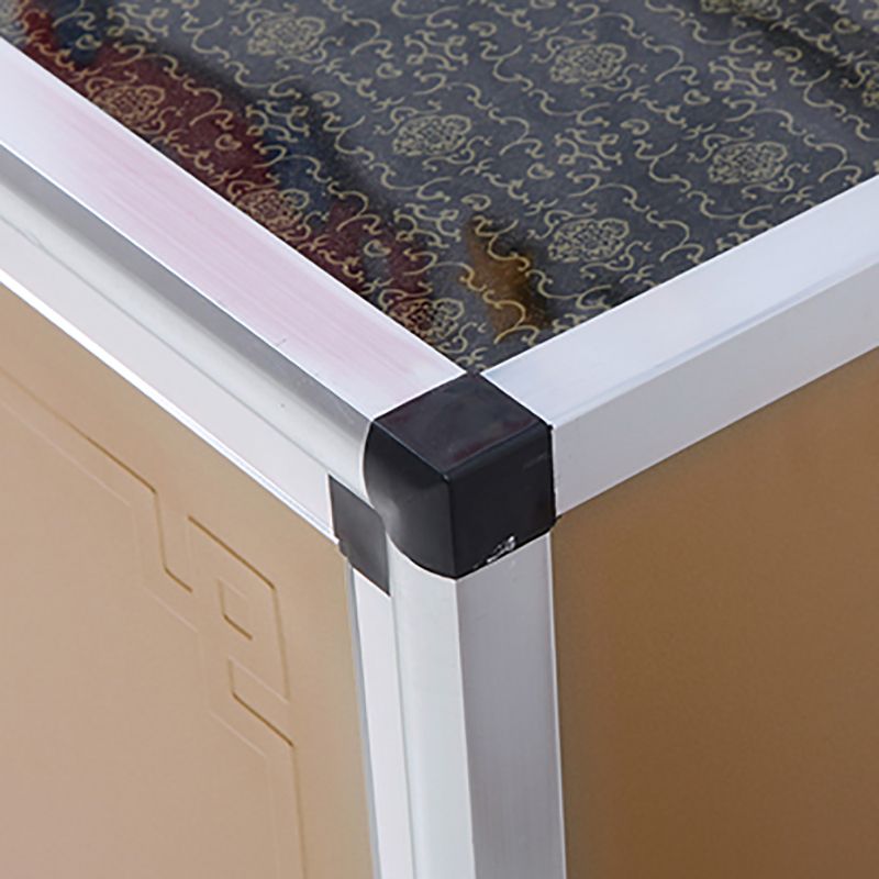 47.5"L Modern Style Sideboard with Metal Cabinets Door Sideboard for Kitchen Dining Room Clearhalo 'buffet_sideboard' 'Buffets & Sideboards' 'furn' 'furn_buffet_sideboard' 'Furniture' 'Kitchen & Dining Furniture' 1200x1200_b9283954-a74c-406a-967f-d071b6f33bcd