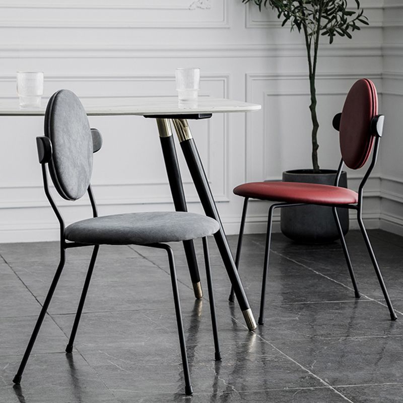 Minimalist Design Armless Open Back Chairs for Home Upholstered Side Chair Clearhalo 'Dining Chairs' 'Dining Tables & Seating' 'dining_chair' 'furn' 'furn_dining_chair' 'Furniture' 'furniture_dining_chair' 'Kitchen & Dining Furniture' 1200x1200_b92a93bc-8567-4757-b823-cb76aa873e9f