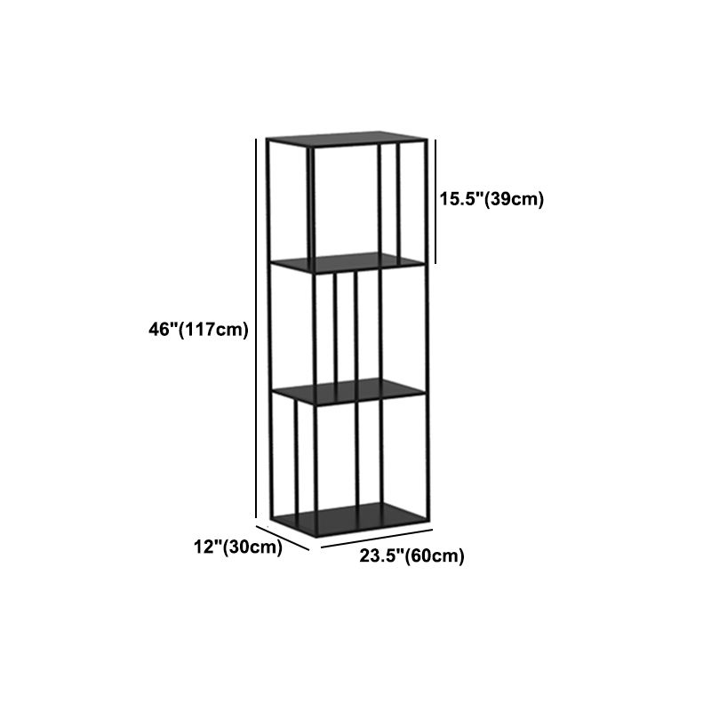 Metal Etagere Bookcase Industrial Open Back Bookshelf for Home Office Clearhalo 'Bookcases' 'furn' 'furn_bookcases' 'Furniture' 'furniture_bookcases' 'kitchen' 'kitchen_bookcases' 'Living Room Furniture' 'Office Furniture' 1200x1200_b92be97e-96c5-420e-825c-01e697a8da59