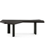 Black Solid Wood Office Desk Modern & Contemporary Laptop Table