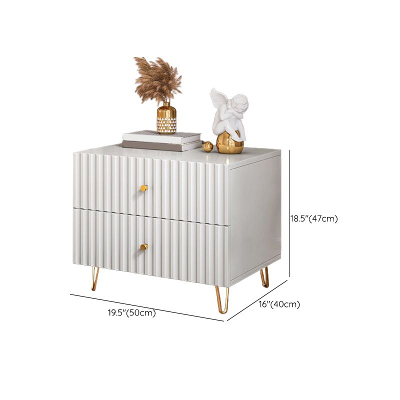 Glam Bed Nightstand Drawer Storage Imitation Wood Night Table with Legs Clearhalo 'Bedroom Furniture' 'furn' 'furn_night_stand' 'Furniture' 'night_stand' 'Nightstands' 1200x1200_b92f9528-b3a5-437d-9e92-8fb6fbdea6eb