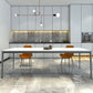 Metal Contemporary Rectangular Table Sintered Stone Dining Table with Metal Legs Clearhalo ' dining_table' 'Dining Tables & Seating' 'Dining Tables' 'furn' 'furn_dining_table' 'Furniture' 'furniture_dining_table' 'Kitchen & Dining Furniture' 'kitchen&dining_furn' 'kitchen' 'kitchen_dining_table' 1200x1200_b92fb8c8-6ad3-4492-81ba-8fa9ede1c51d