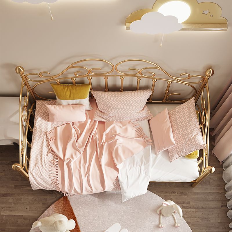 Cadre de lit métallique glamour 45 "de haut lit ouvert avec tête de lit