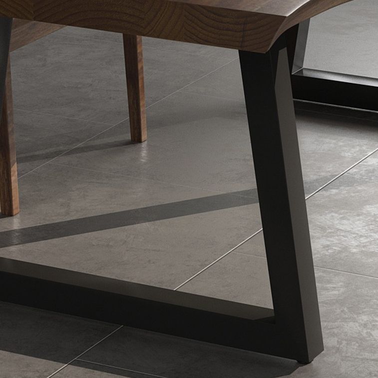 29.5 "H Contemporain Simple Wood Office Bureau Home Writing Desk avec base de traîneau