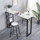 Industrielles Pub-Ess-Set, 1/2/3-teilig, Barhocker und Tisch-Set