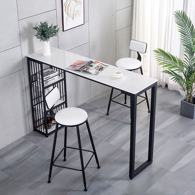 Industrielles Pub-Ess-Set, 1/2/3-teilig, Barhocker und Tisch-Set