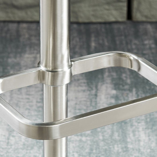 Moderne roteerbare rugleuning aanrechtkrukken zonder roestvrijstalen barkruk met pedaal voor café