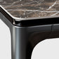 Industrial Sintered Stone Top Table Rectangular Table with Metal Base Clearhalo 'Dining Tables & Seating' 'Dining Tables' 'dining_table' 'furn' 'furn_dining_table' 'Furniture' 'Kitchen & Dining Furniture' 1200x1200_b9337178-669a-46de-ab68-65fddf67cd54