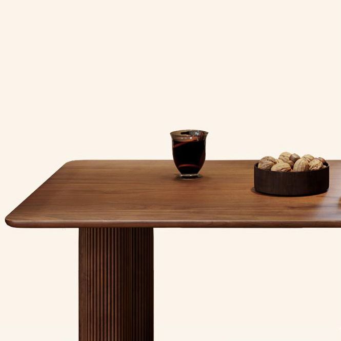 Contemporary Dining Table Pine Solid Wood Table with 3 Legs for Dining Clearhalo ' dining_table' 'Dining Tables & Seating' 'Dining Tables' 'Furniture' 'furniture_dining_table' 'Kitchen & Dining Furniture' 'kitchen&dining_furn' 'kitchen' 'kitchen_dining_table' 1200x1200_b934be38-25c8-4ca1-8bae-3e7d673531f2