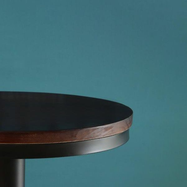 Solid Wood Pub Table Bar Height Industrial Round Bar Table for Indoor Clearhalo 'Bar Furniture' 'Bar Tables' 'bar_tables' 'furn' 'furn_bar_tables' 'Furniture' 'Kitchen & Dining Furniture' 1200x1200_b936dc72-095e-464c-92d4-e42c2bbad68a