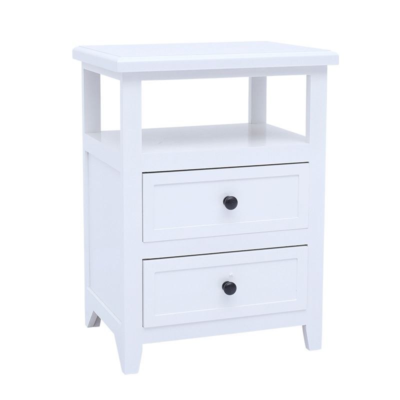 Modern Solid Wood Nightstand Drawers Storage 21 Inch H Legs Included Night Table Clearhalo 'Bedroom Furniture' 'furn' 'furn_night_stand' 'Furniture' 'night_stand' 'Nightstands' 1200x1200_b9371762-e895-499a-b616-5ba0e93eba64