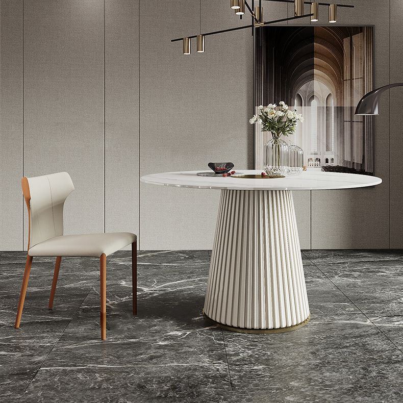 Glam 1/2/3/4/7 Pieces Dining Set Sintered Stone Dining Table Set for Dining Areas Clearhalo 'Dining Room Sets' 'Dining Tables & Seating' 'dining_room_set' 'furn' 'furn_dining_room_set' 'Furniture' 'furniture_dining_room_set' 'Kitchen & Dining Furniture' 1200x1200_b939d680-e144-43be-88e4-db90bce581ae