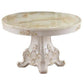 Solid Wood Victorian Round Table White Marble Top Table with Pedestal Clearhalo ' dining_table' 'Dining Tables & Seating' 'Dining Tables' 'furn' 'furn_dining_table' 'Furniture' 'furniture_dining_table' 'Kitchen & Dining Furniture' 'kitchen&dining_furn' 'kitchen' 'kitchen_dining_table' 1200x1200_b93ea4b3-b941-4da3-92e1-da4c80e31bf4