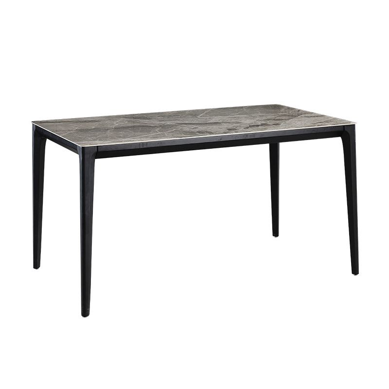 Minimalist Sintered Stone Table Set with Rectangular Table and Upholstered Chairs Clearhalo 'Dining Room Sets' 'Dining Tables & Seating' 'dining_room_set' 'furn' 'furn_dining_room_set' 'Furniture' 'furniture_dining_room_set' 'Kitchen & Dining Furniture' 'kitchen&dining_furn' 'kitchen' 1200x1200_b93ec2b3-42e6-4ac3-a49b-d3082f1d12b5