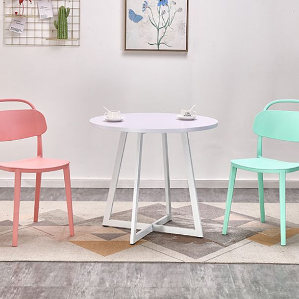 Metal Contemporary Dining Table Indoor Round Table for Kitchen Clearhalo ' dining_table' 'Dining Tables & Seating' 'Dining Tables' 'furn' 'furn_dining_table' 'Furniture' 'furniture_dining_table' 'Kitchen & Dining Furniture' 'kitchen&dining_furn' 'kitchen' 'kitchen_dining_table' 1200x1200_b93fd602-ef7a-41cd-9cf6-2e34ca28dca3