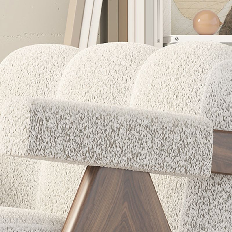 Scandinavian Wood Frame Lounge Chair Sewn Pillow Back Arm Chair Clearhalo 'Accent Chairs' 'accent_chairs' 'Chairs & Seating' 'furn' 'furn_accent_chairs' 'Furniture' 'Living Room Furniture' 1200x1200_b9441534-6107-4e36-bb14-54cbfaa29512