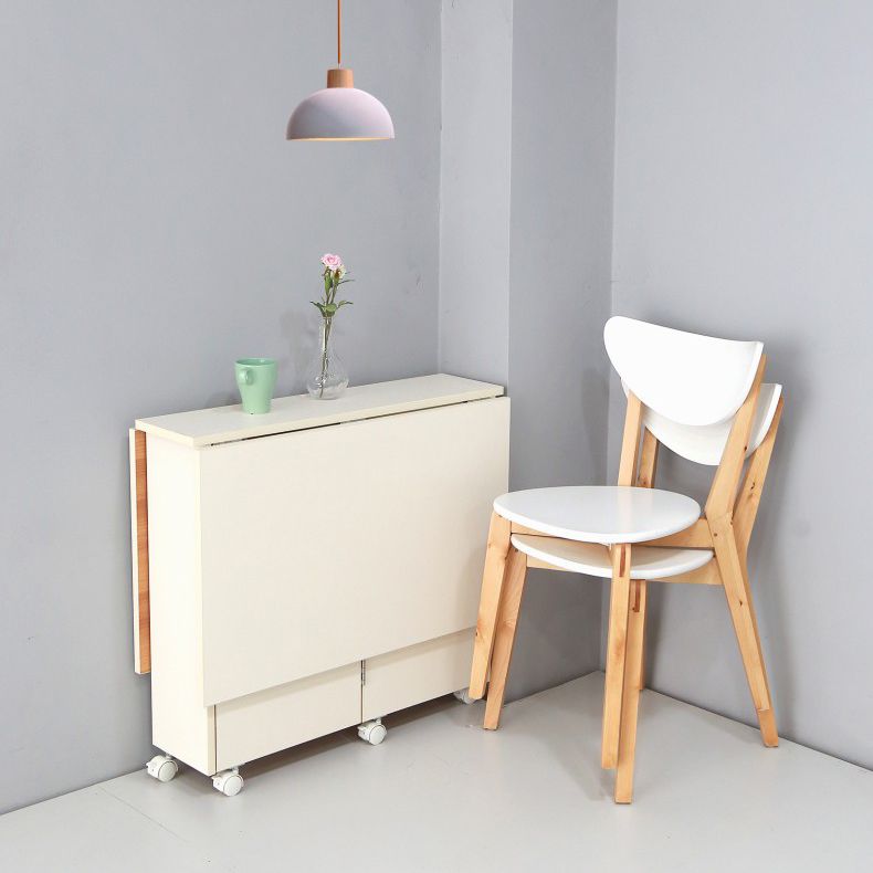 Artificial Foldable Wooden Top Table Extendable Rectangle Table with Storage Trestle Base Clearhalo ' dining_table' 'Dining Tables & Seating' 'Dining Tables' 'Furniture' 'furniture_dining_table' 'Kitchen & Dining Furniture' 'kitchen&dining_furn' 'kitchen' 'kitchen_dining_table' 1200x1200_b9453786-e2f8-44d4-9f10-12aa12570c37