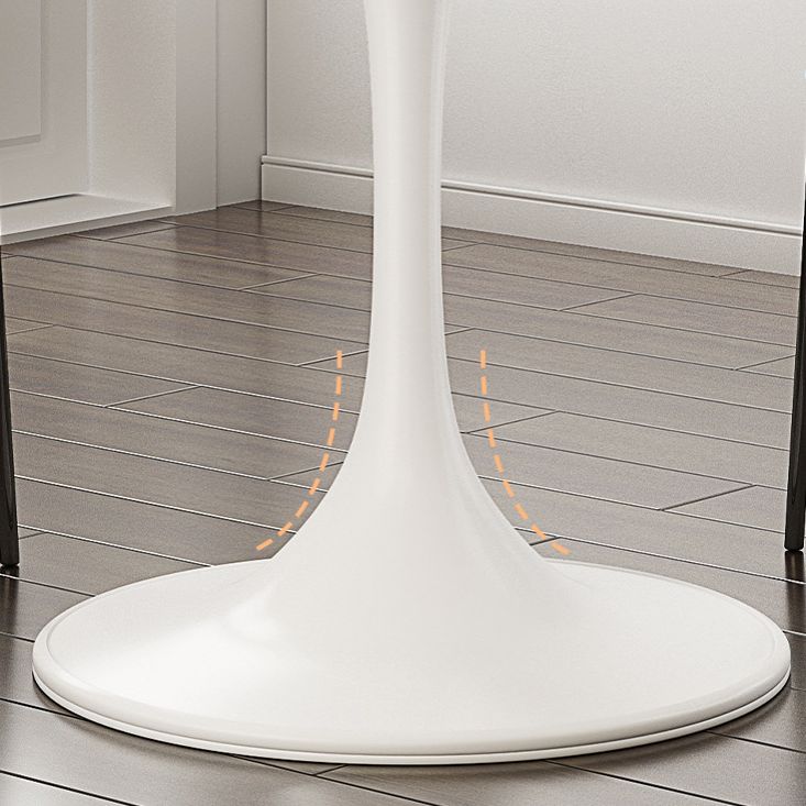 Stone Round Top Table Contemporary Dining Table with Pedestal Base Clearhalo 'Dining Tables & Seating' 'Dining Tables' 'dining_table' 'furn' 'furn_dining_table' 'Furniture' 'furniture_dining_table' 'Kitchen & Dining Furniture' 'kitchen' 'kitchen_dining_table' 1200x1200_b94559d3-95c3-49cd-b3cd-1c93595fe1e7