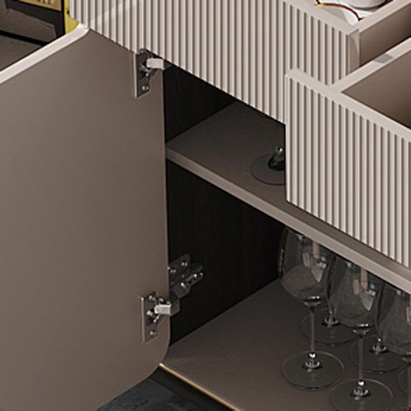 Sideboard -Sideboardtisch im zeitgenössischen Stil mit Schränken und Schubladen