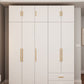 Contemporary Style Wardrobe Wooden Bedroom Closet with Hinged Door