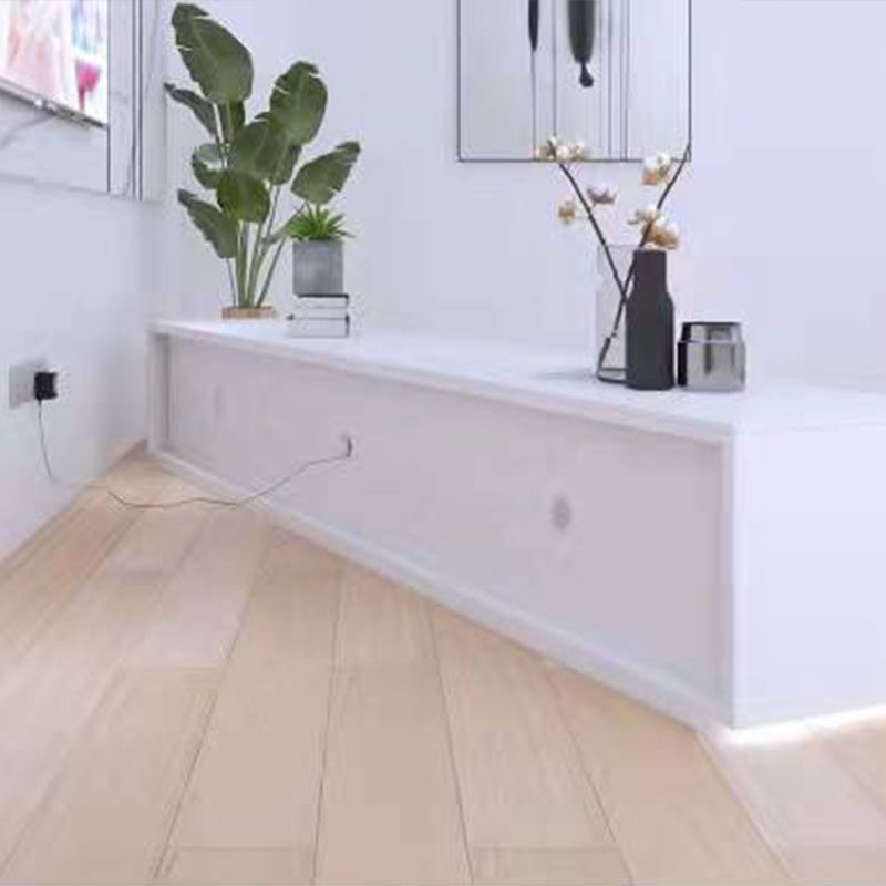 Mobile TV scandinavo antigraffio, console TV bianca/nera con 3 cassetti