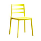 Plastic Scandinavian Armless Chair Stacking Indoor-Outdoor Chair